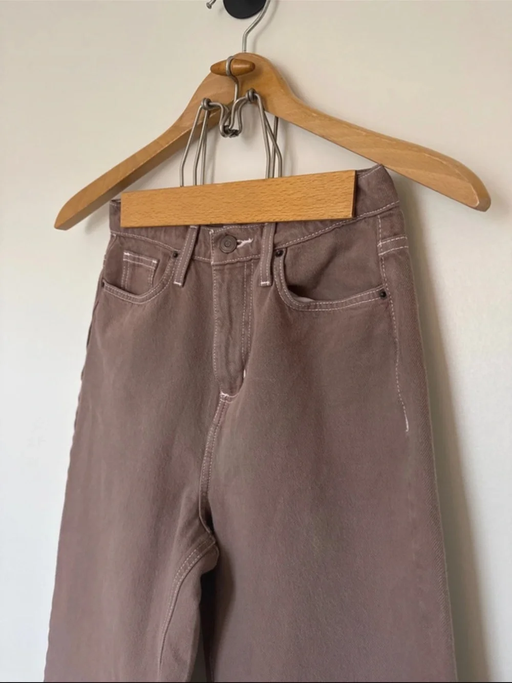 Fashion Nova Wide-Leg Jeans - Brown Taupe
